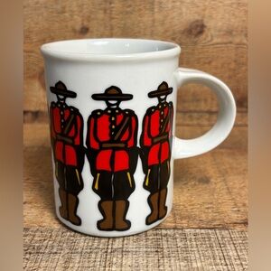 Canada Mug Royal Canadian Mounted Police Mounties Coffee Cup VTG Marc Tetro RMCP